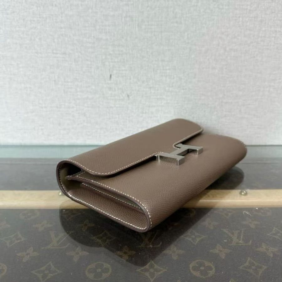 ✨HERMES 大象灰銀扣康康togo肩背斜背包 20.5*11.5*2.5 全新閒置配件塵袋盒子購證-3