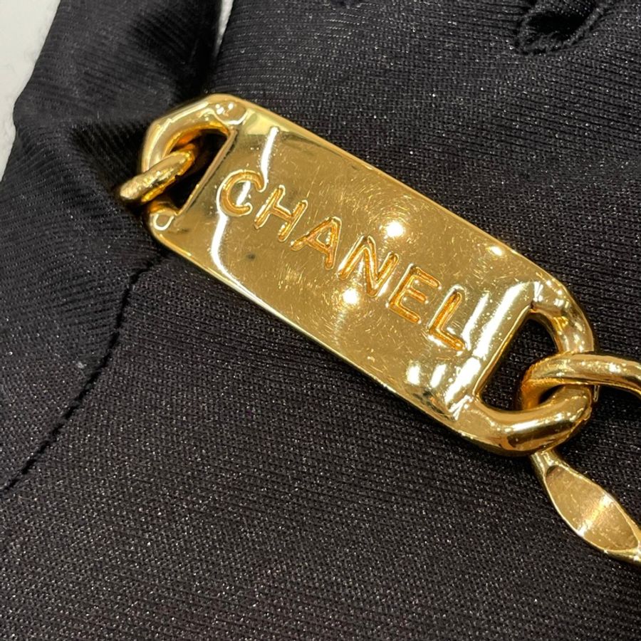 CHANEL 中古金色康鵬31 logo 腰鏈 80CM O652NY-30