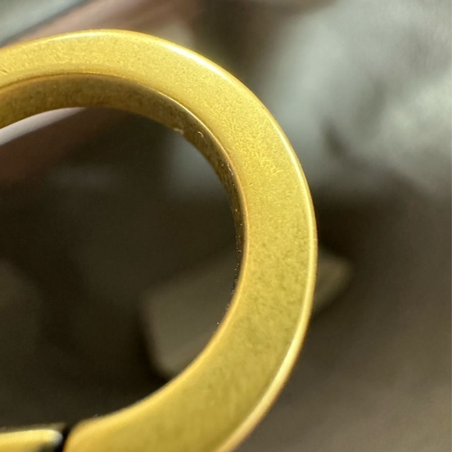 閑置品💫GUCCI GG Marmont 粉色金扣水桶包 斜肩包-14