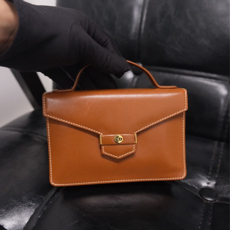 Dior Vintage CD Logo Leather Mini Kelly Bag 迪奧中古皮款手提包-2