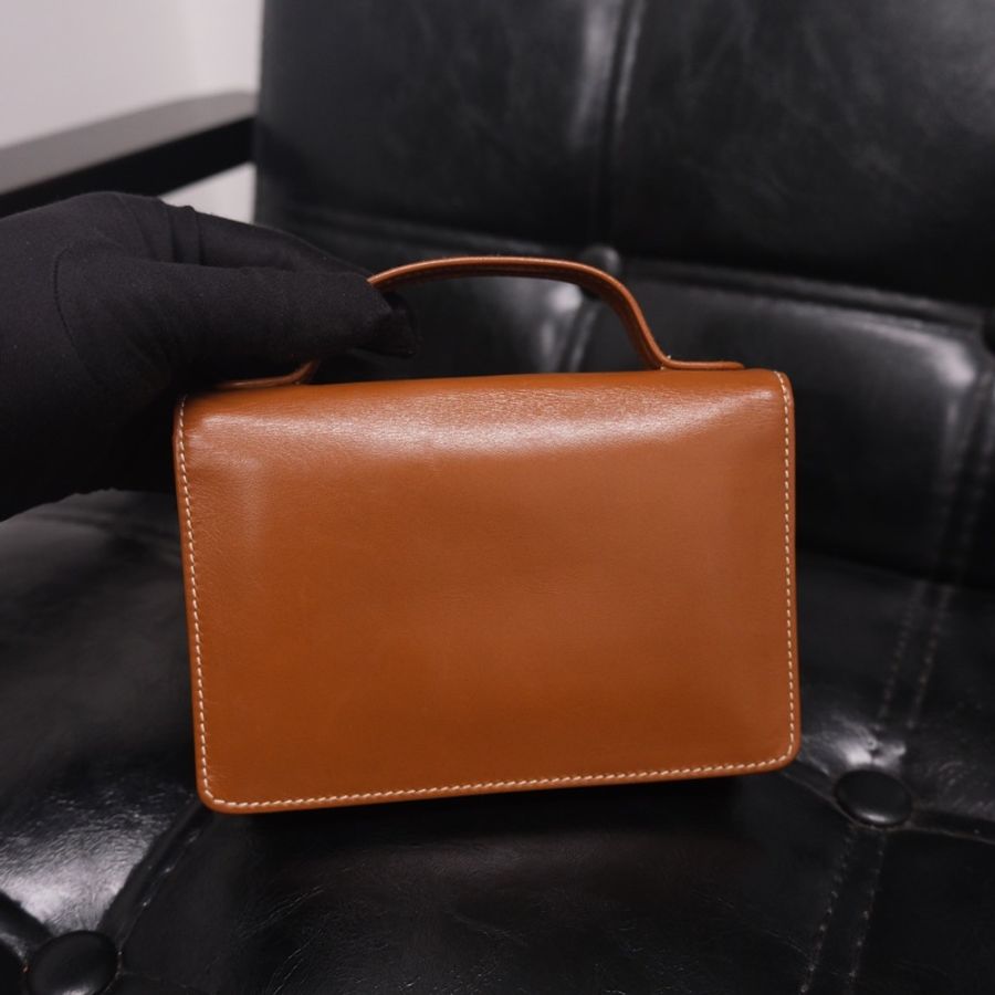 Dior Vintage CD Logo Leather Mini Kelly Bag 迪奧中古皮款手提包-3