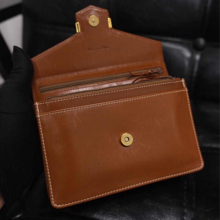 Dior Vintage CD Logo Leather Mini Kelly Bag 迪奧中古皮款手提包-9