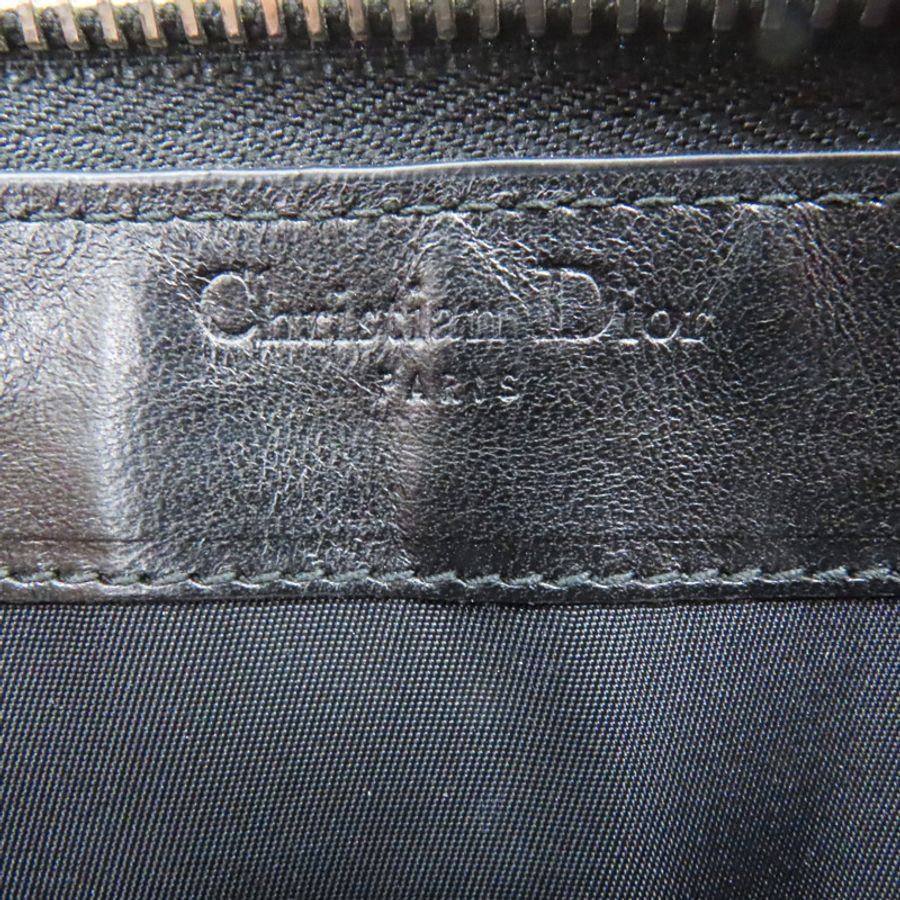 黑色 羊皮 Cannage Lady Dior 拉鍊長夾-5