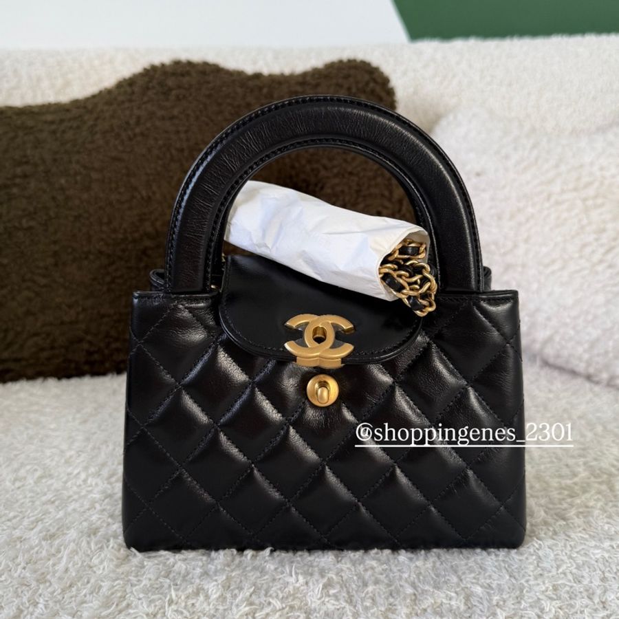 香奈兒 Chanel 全新品 凱莉手提包 可放手機的尺寸-5