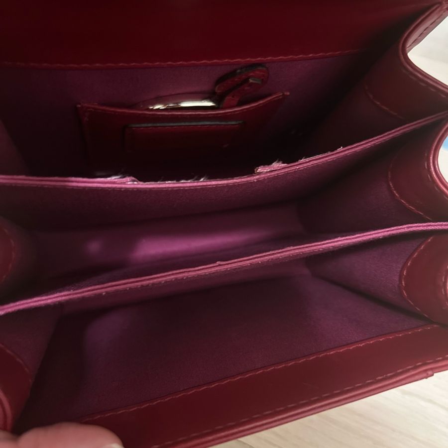 BVLGARI 紅色蛇頭包-2