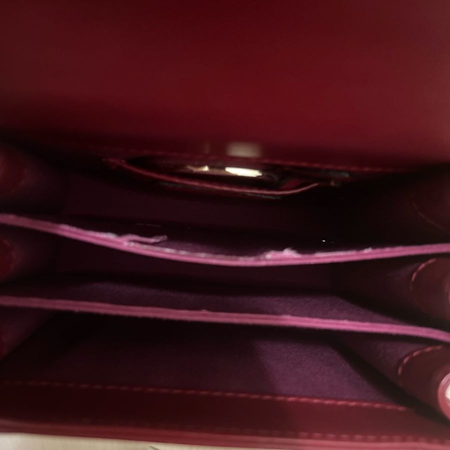 BVLGARI 紅色蛇頭包-9