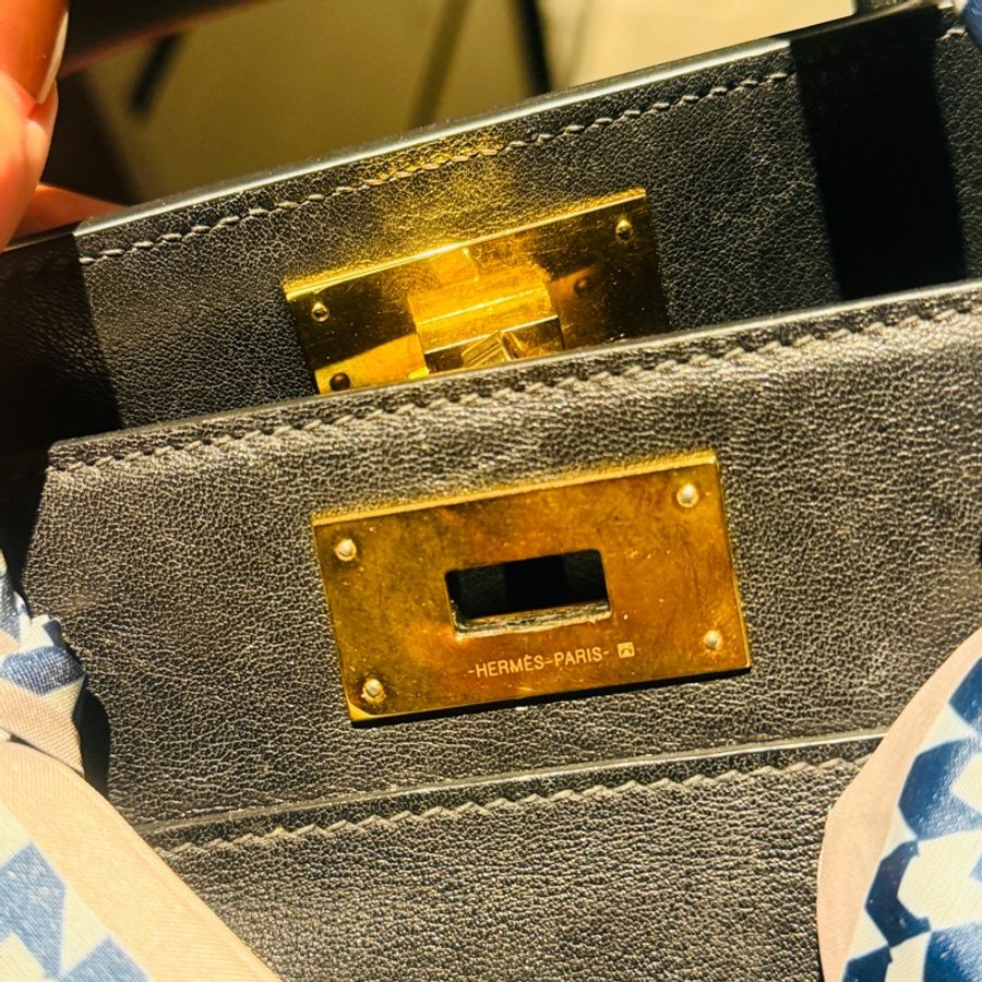 經典黑金 愛馬仕 Hermes toolbox 8成新 #肩背#側背#手提-13