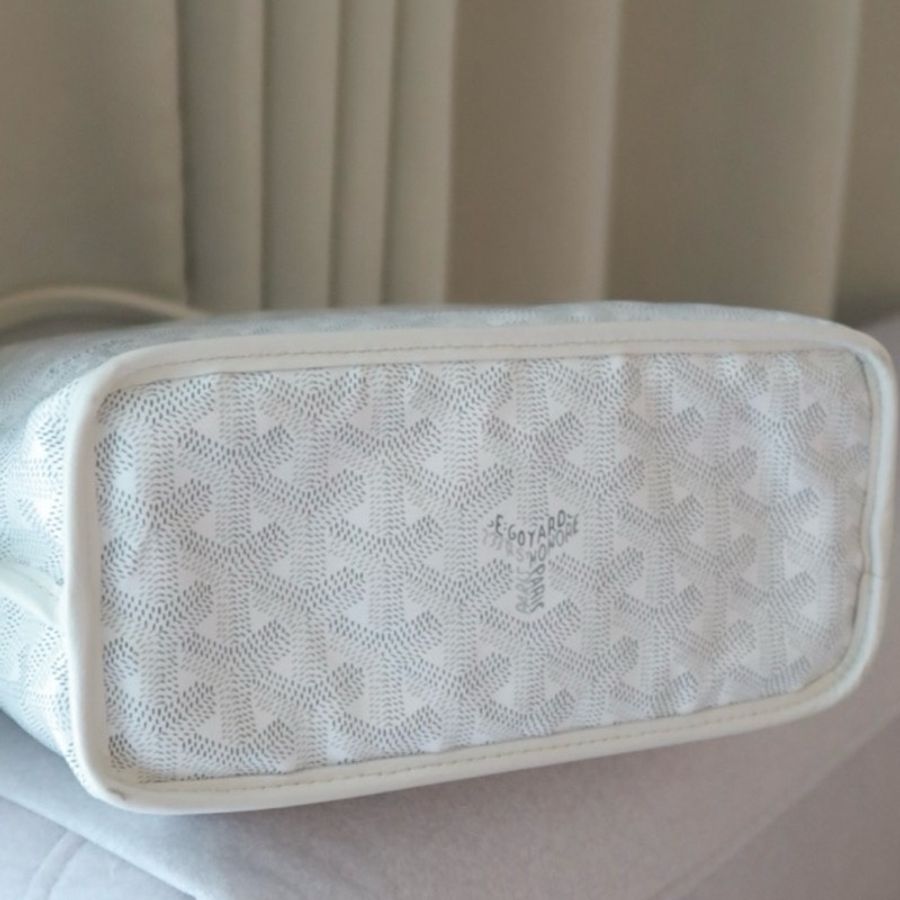 Goyard Anjou mini tote 白 托特包-8