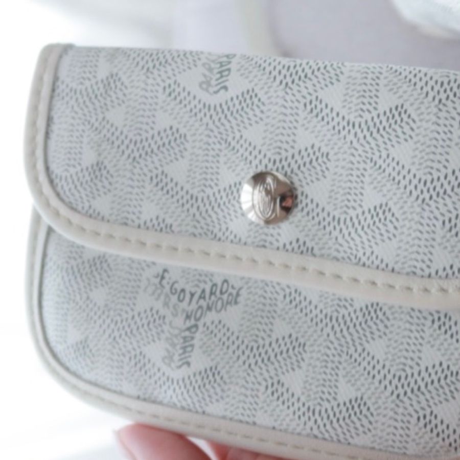 Goyard Anjou mini tote 白 托特包-10