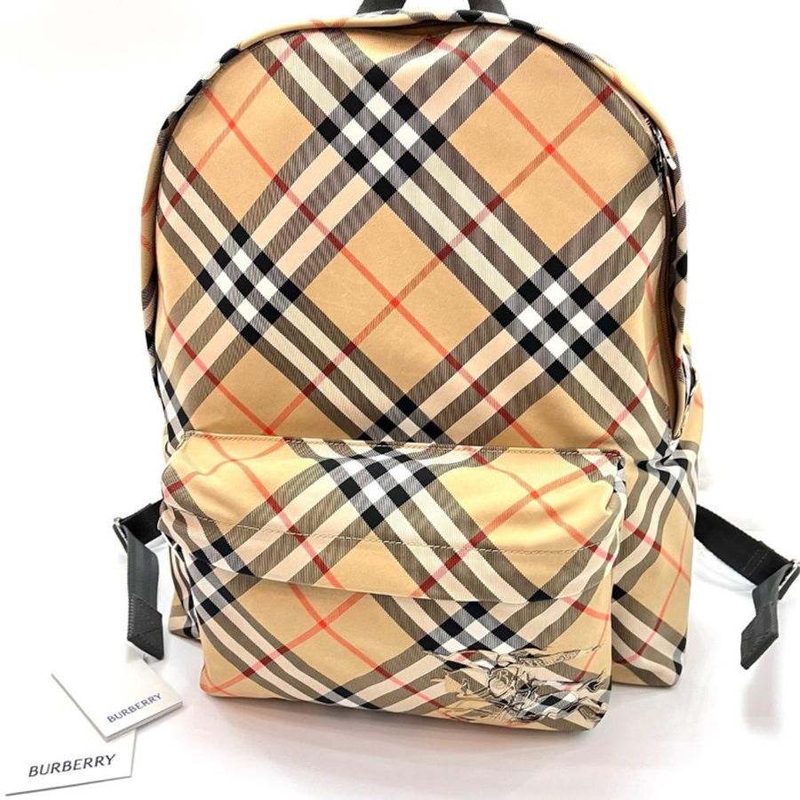Burberry check backpack-0