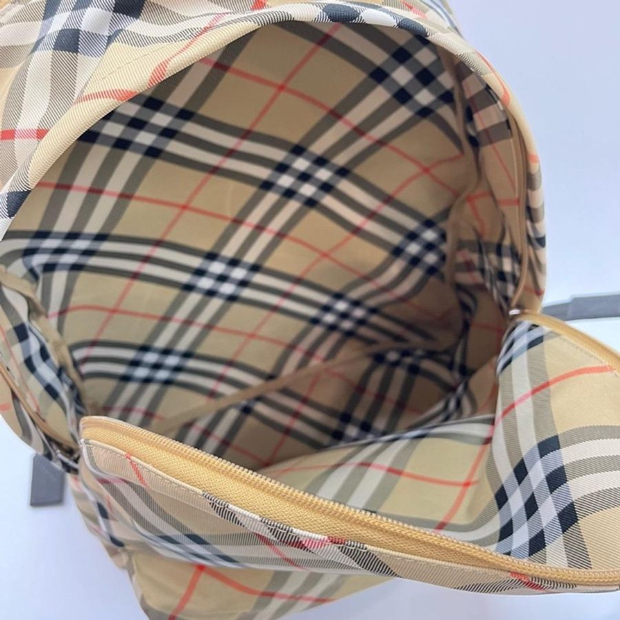 Burberry check backpack-2