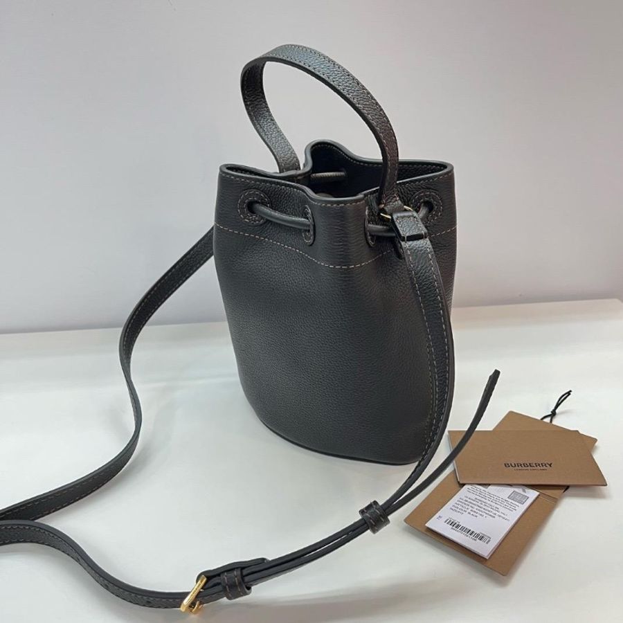 Burberry black bucket bag-2