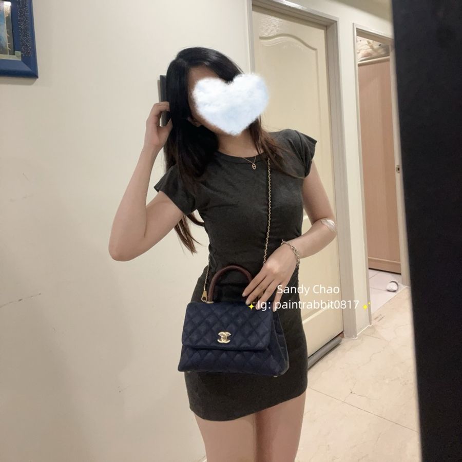 ෆ Chanel Handle 蜥蜴手把🈶購證-0