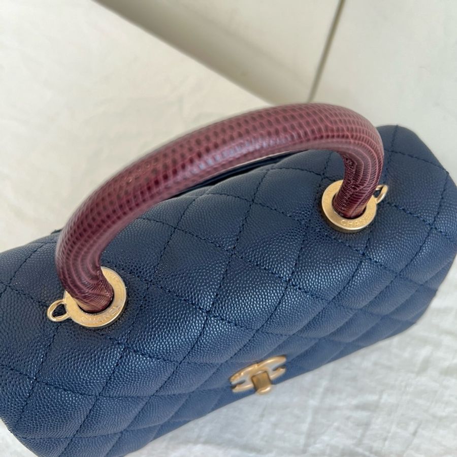 ෆ Chanel Handle 蜥蜴手把🈶購證-9