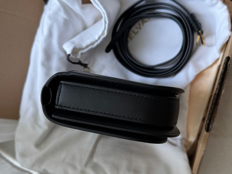 【 降價 】 DELVAUX 黑色 Lingot Small Olen Calf 斜背包/手拿包-10
