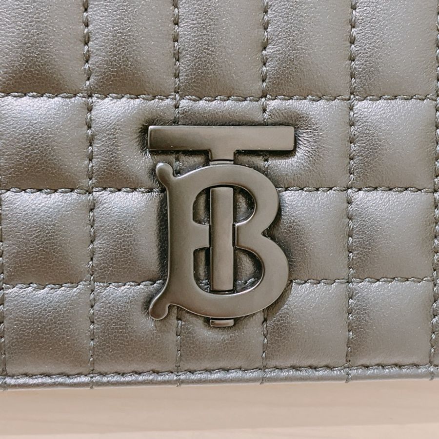 TK1723 BURBERRY 博柏利夢拉包 LOLA WALLET ON CHAIN SO BLACK-9