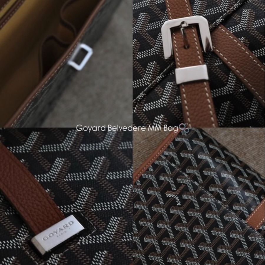 全新❤️GOYARD 經典色郵差包MM bag~-1