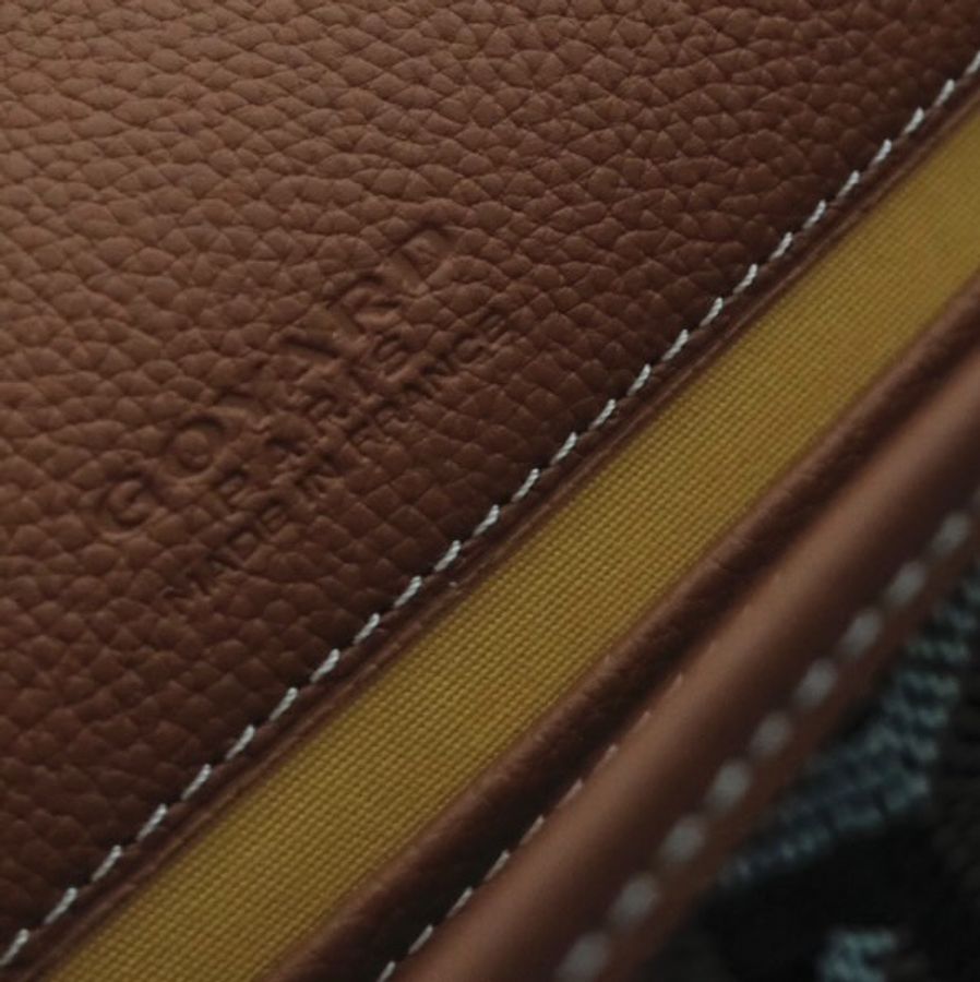 全新❤️GOYARD 經典色郵差包MM bag~-3