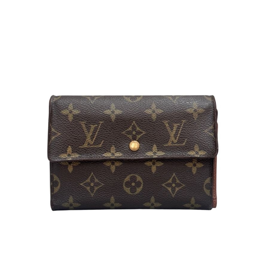 【赫蒂國際精品】 Louis Vuitton 路易威登 滿版老花中夾 vintage-0