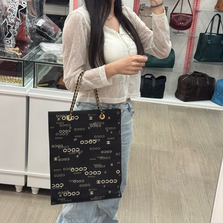 Chanel 帆布 Tote Bag 手挽袋-4
