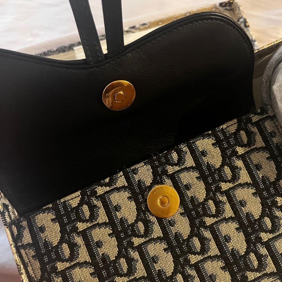Dior saddle 老花 腰包-1
