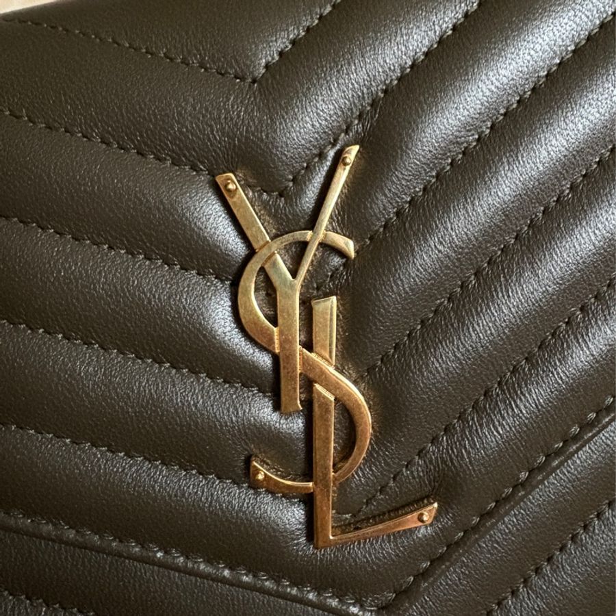 YSL 大號 Woc信封包 大號 輕麝香色-10