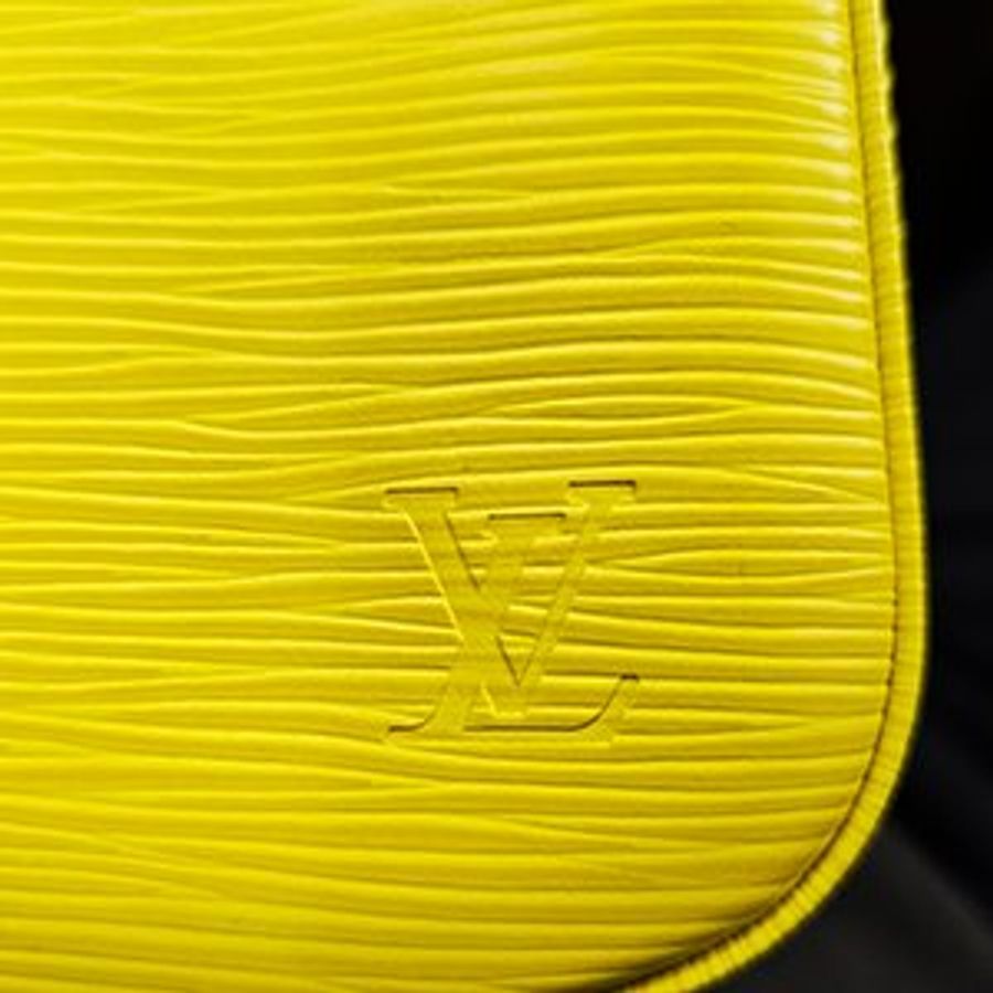 【L3264】 LV 黃色EPI牛皮POCHETTE 腋下包 M40975-5