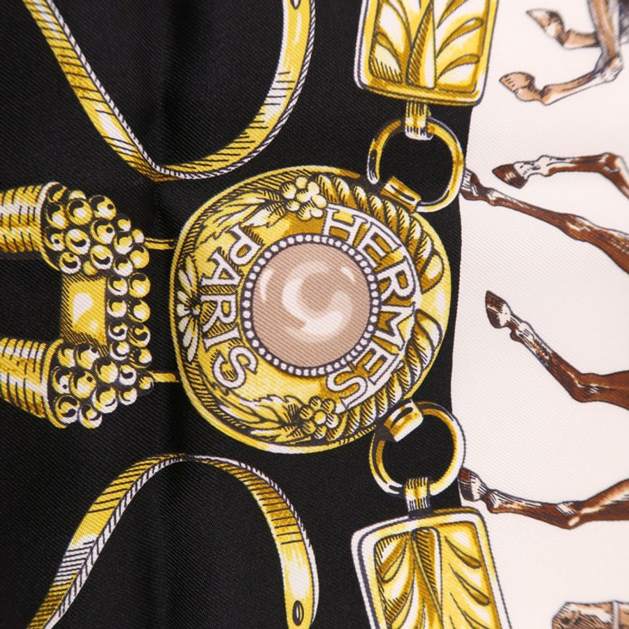 HERMES 絲質Scarf 90X90絲巾-6