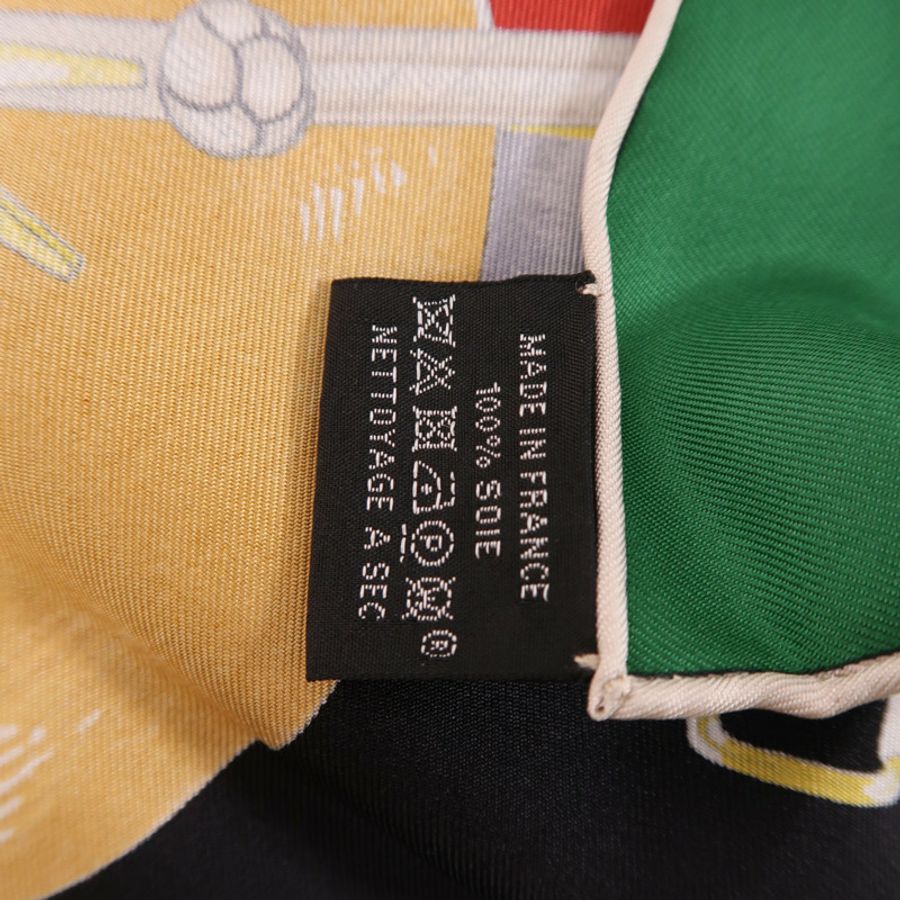 HERMES 絲質Scarf 90X90絲巾-9