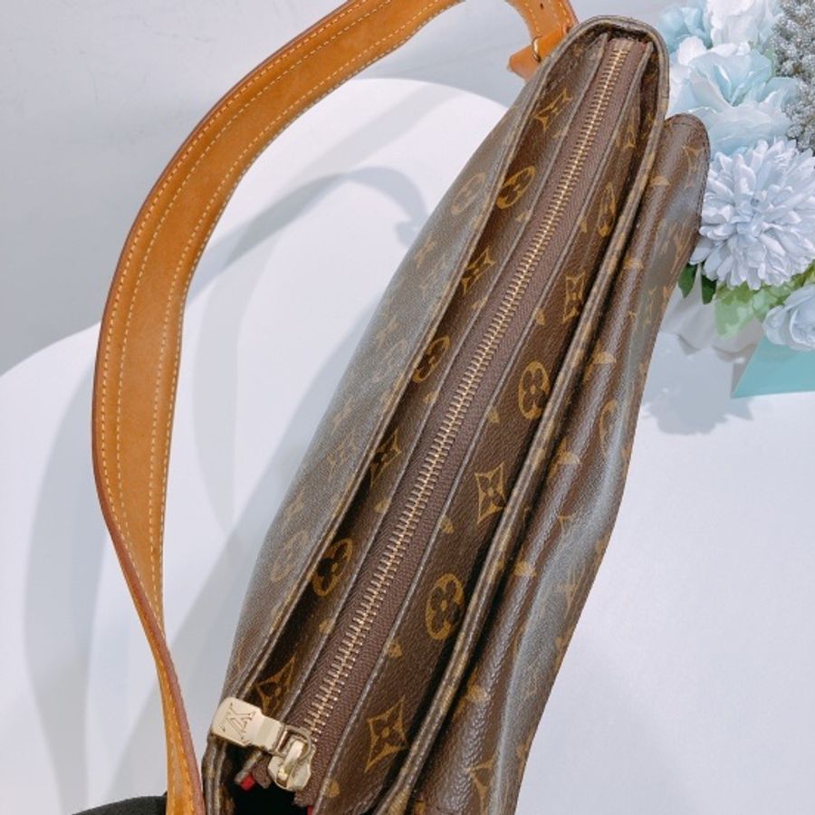 TW4326 Louis Vuitton 路易威登老花 中號駱駝包Viva Cite GM Shoulder Bag-11