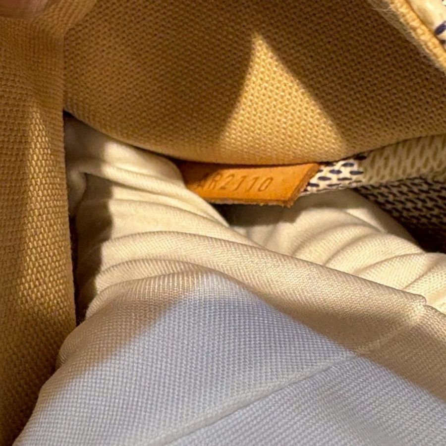LV 白色方格中號托特包 totally-19