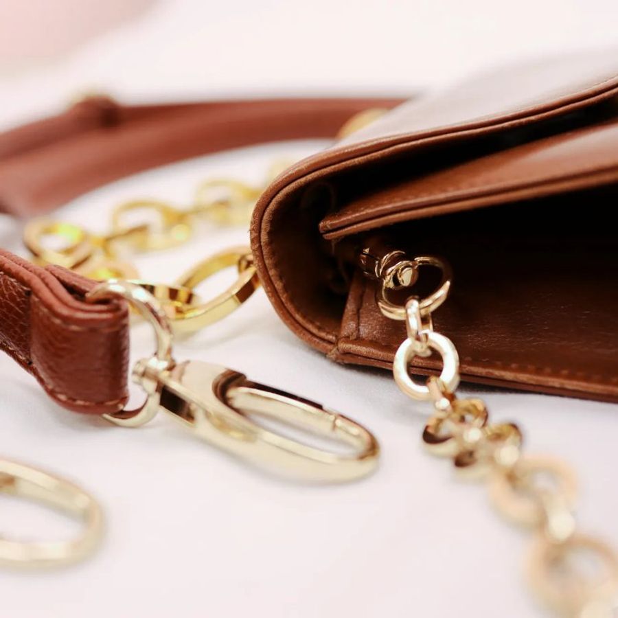 Salvatore Ferragamo 中古品 啡色 皮革單肩包 手袋-11