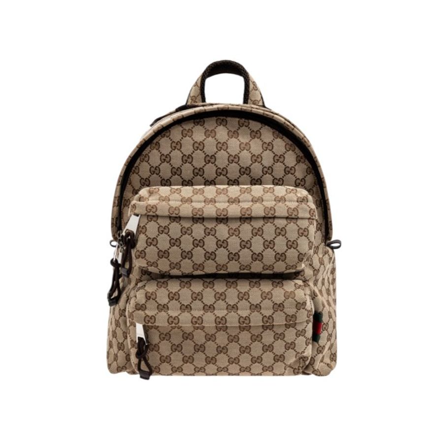 🎁夏季折扣🎁Gucci 800265 GG 經典印花中款後背包-9