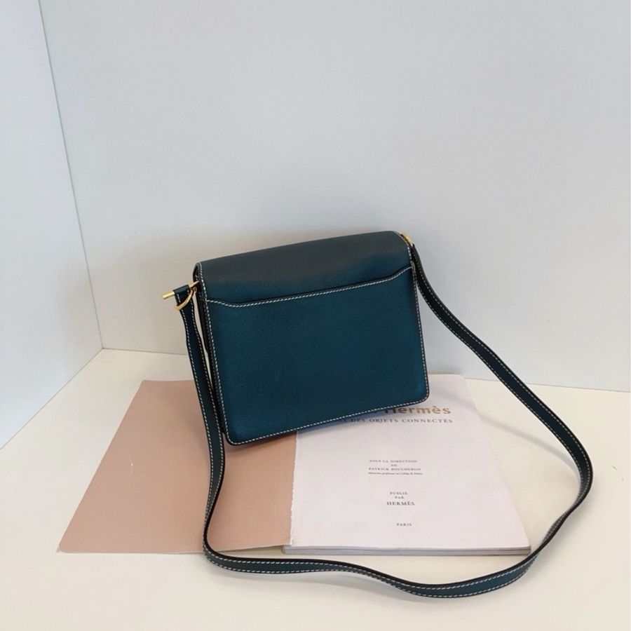 Hermes Roulis 23 豬鼻子包 英國綠色-2