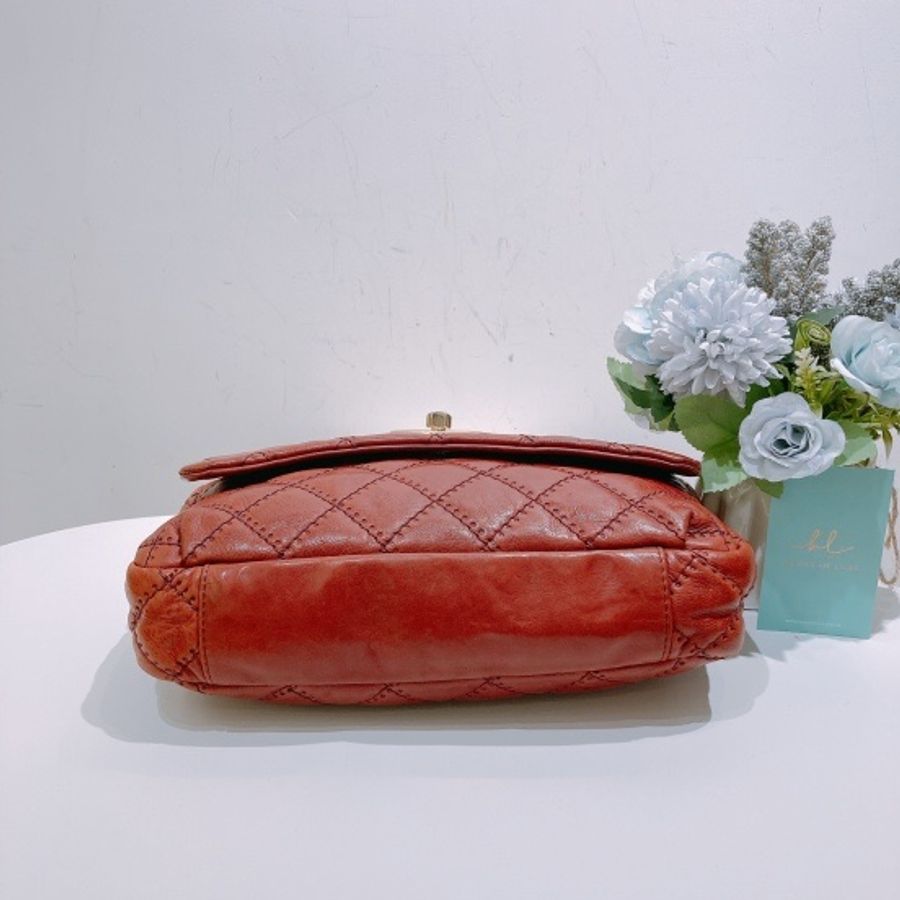 TW4327 Chanel 香奈兒翻蓋 菱格壓紋 雙鏈條肩背包 Big CC Logo Flap Bag-4