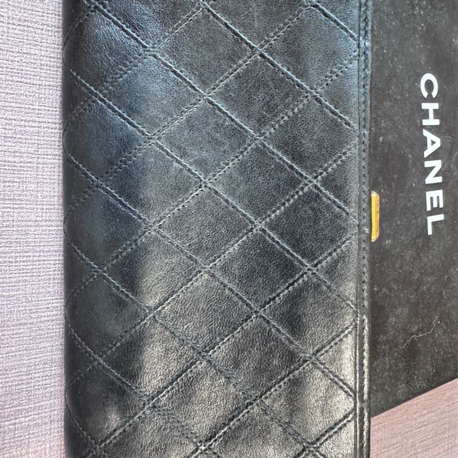 VINTAGE Chanel 壓扣中夾-6