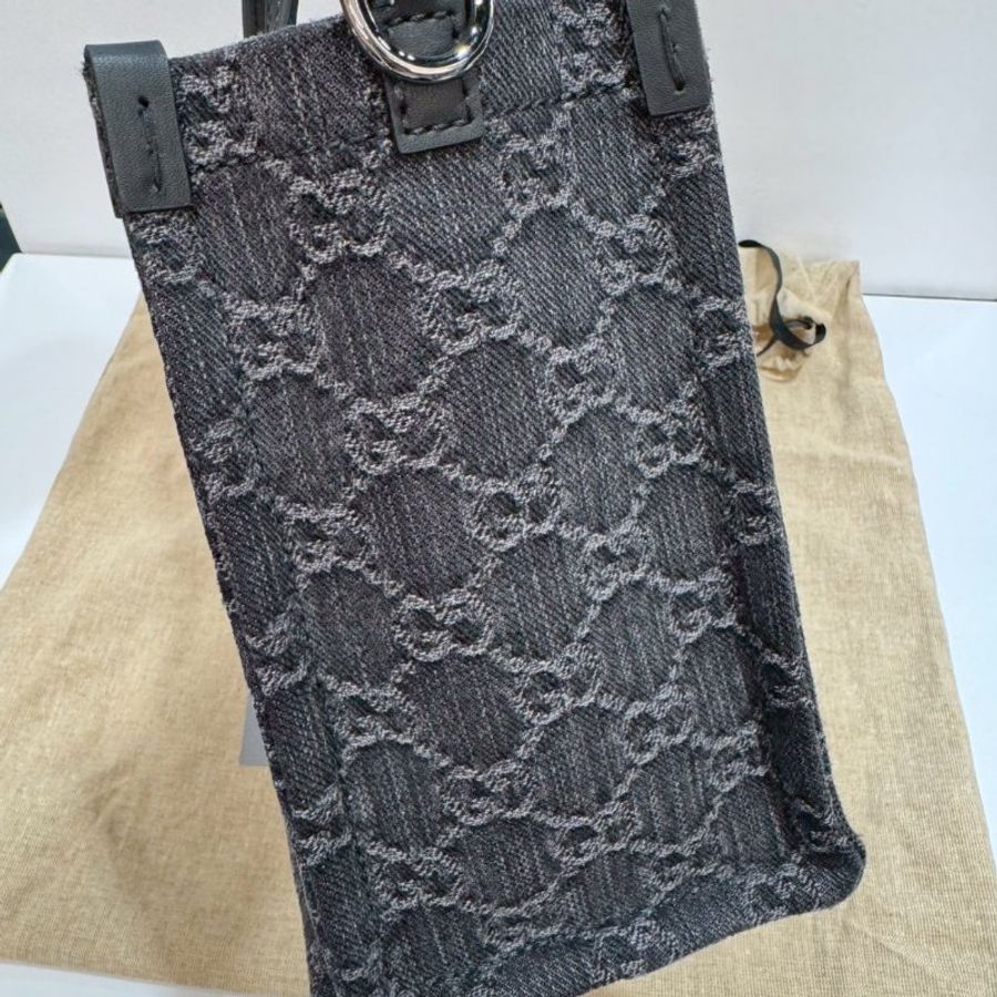 GUCCI 手提包/斜背包/牛仔布包 772183 未使用-3