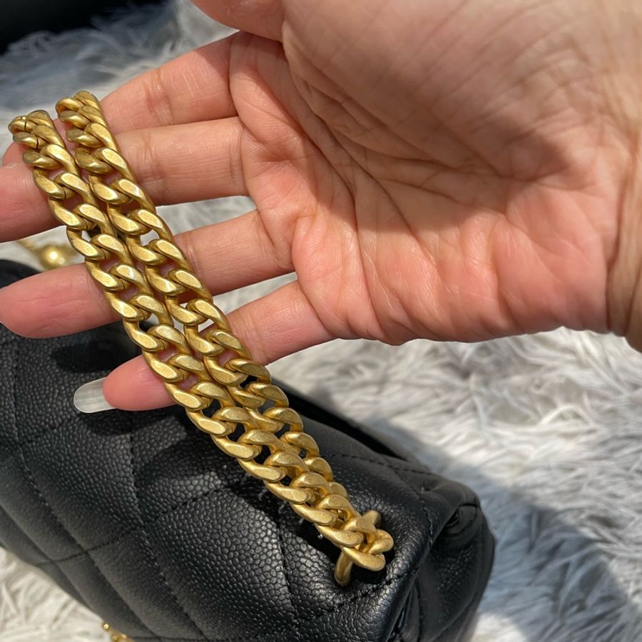CHANEL 24P愛心方胖20CM-5