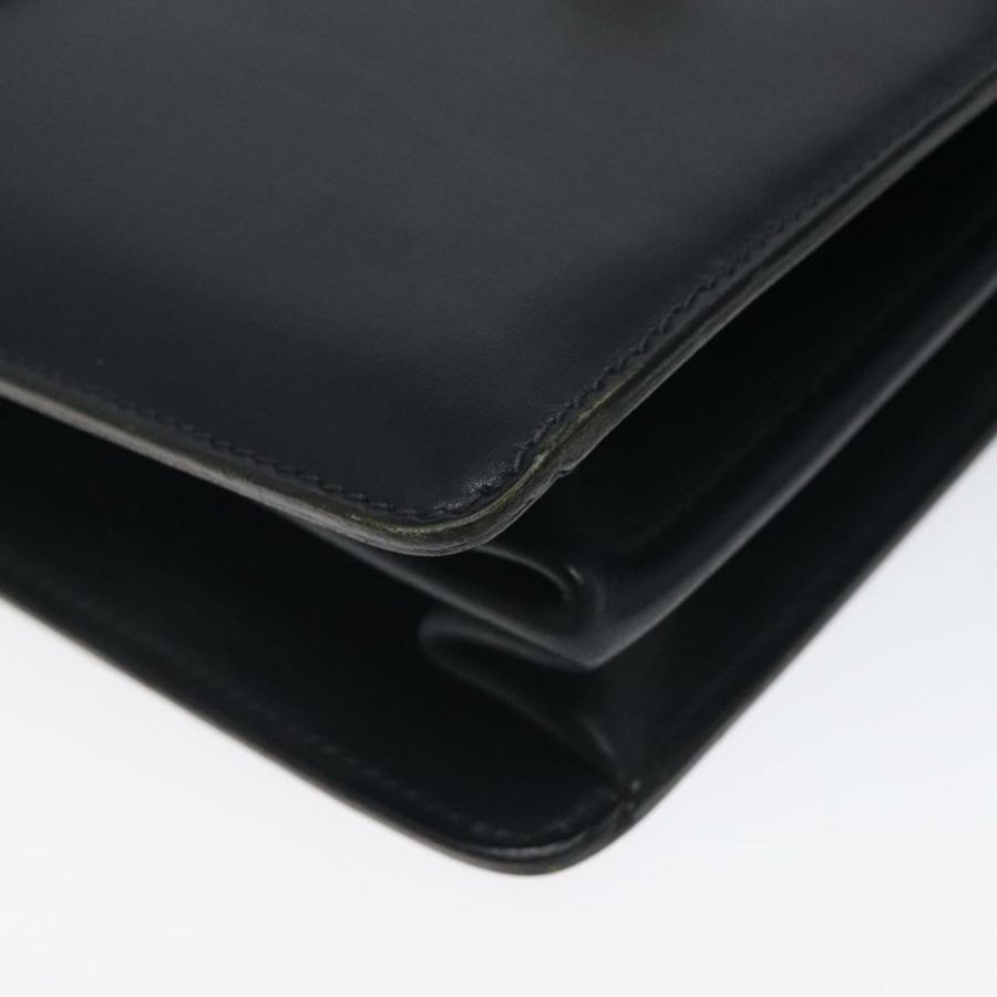 【日本直送】GUCCI 手提包 皮革 海軍藍 金色 正品 ep9190-14