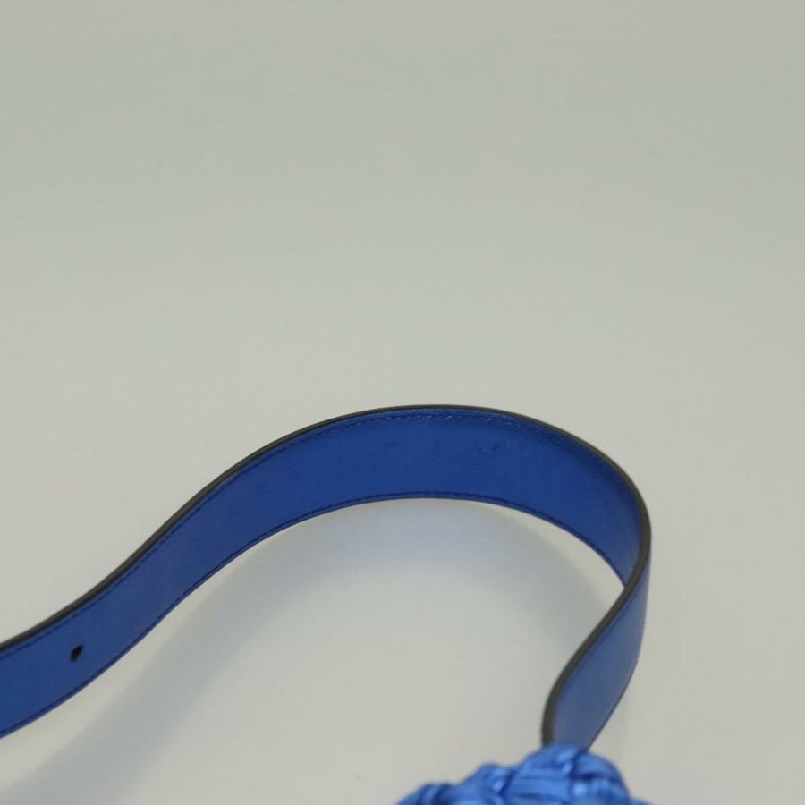 【日本直送】Salvatore Ferragamo Gancini 單背包,皮革材質,藍色/銀色,正品,貨號 128561V-7