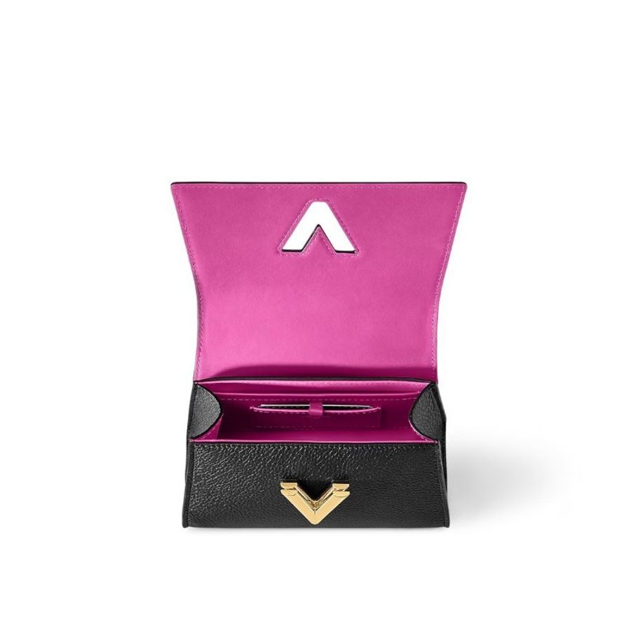 Louis Vuitton Twist One Handle BB 黑色牛皮 斜背/肩背/手提三用包-2