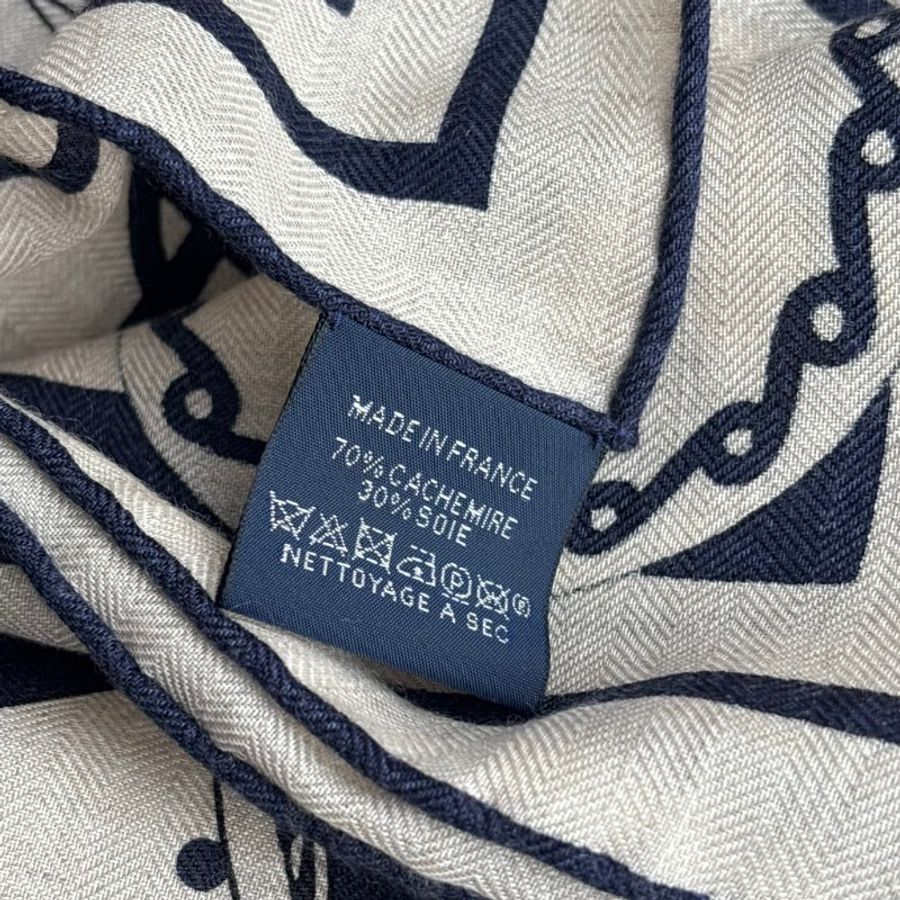 ::HERMES:: 愛馬仕 清晨漫步Bandana 140雙面圍巾 絲巾 披肩 披巾-12
