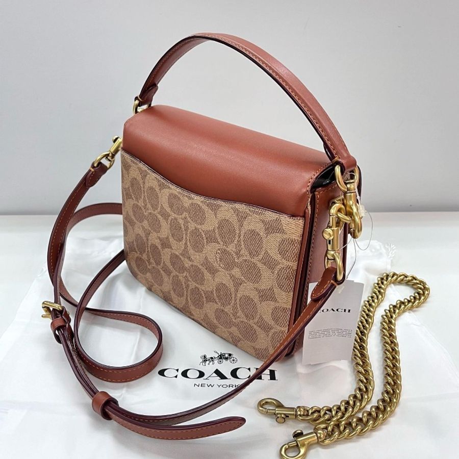 Coach cassie beige bag-1