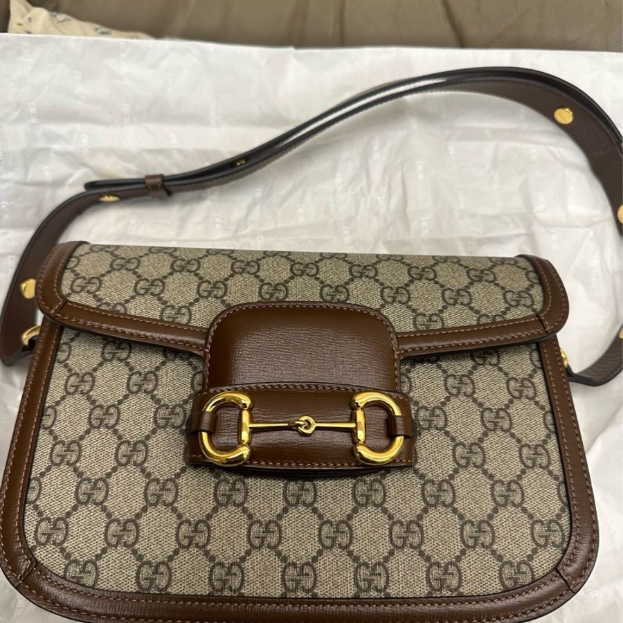 Gucci 1955 horsebit 老花3way-9