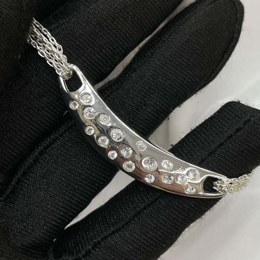 Swarovski 銀色水晶項鏈 XA098-12