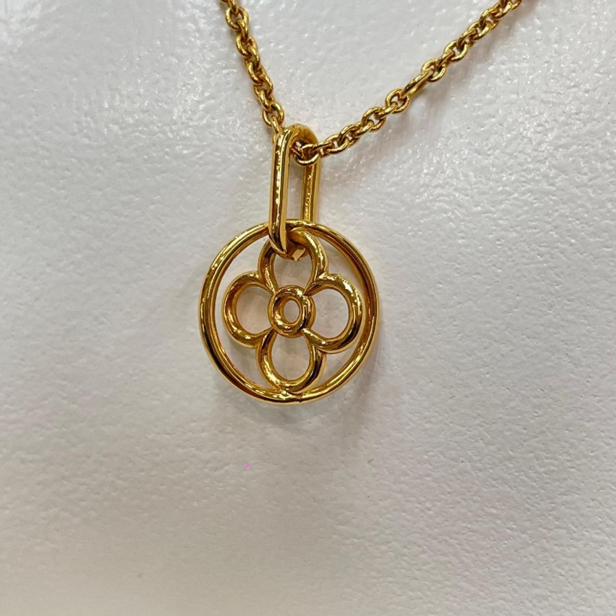 LV 路易威登 Flowergram 金色花花頸鏈 XA902-13