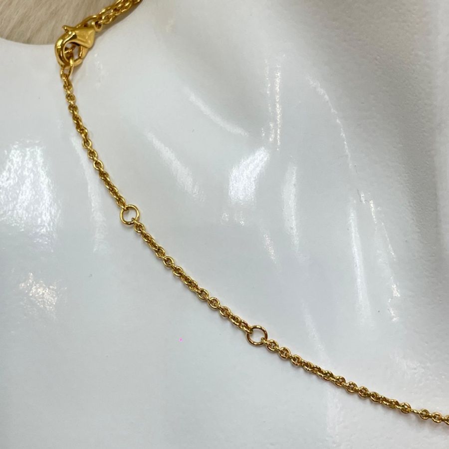 LV 路易威登 Flowergram 金色花花頸鏈 XA902-19