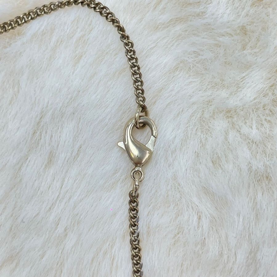 CHANEL 香奈兒蝴蝶結水鑽CC LOGO 頸鏈 XA395-9