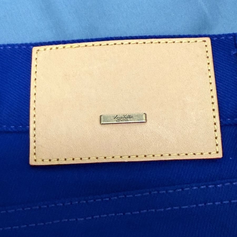Louis Vuitton blue denim jeans 30 牛仔褲-4