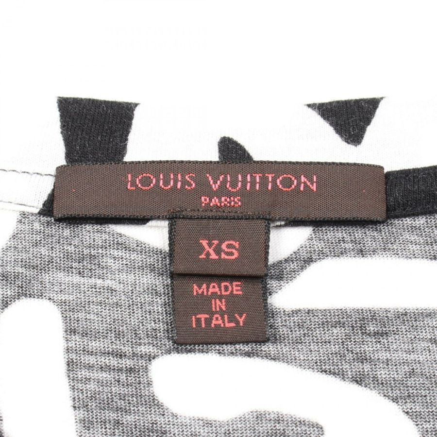 路易威登 (LOUIS VUITTON) T卹 RW091TWOTS09JES 純棉 黑色 二手 男款 XS碼-2